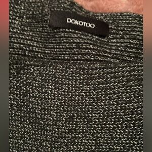 Dokotoo Black and Gray Knit Sweater